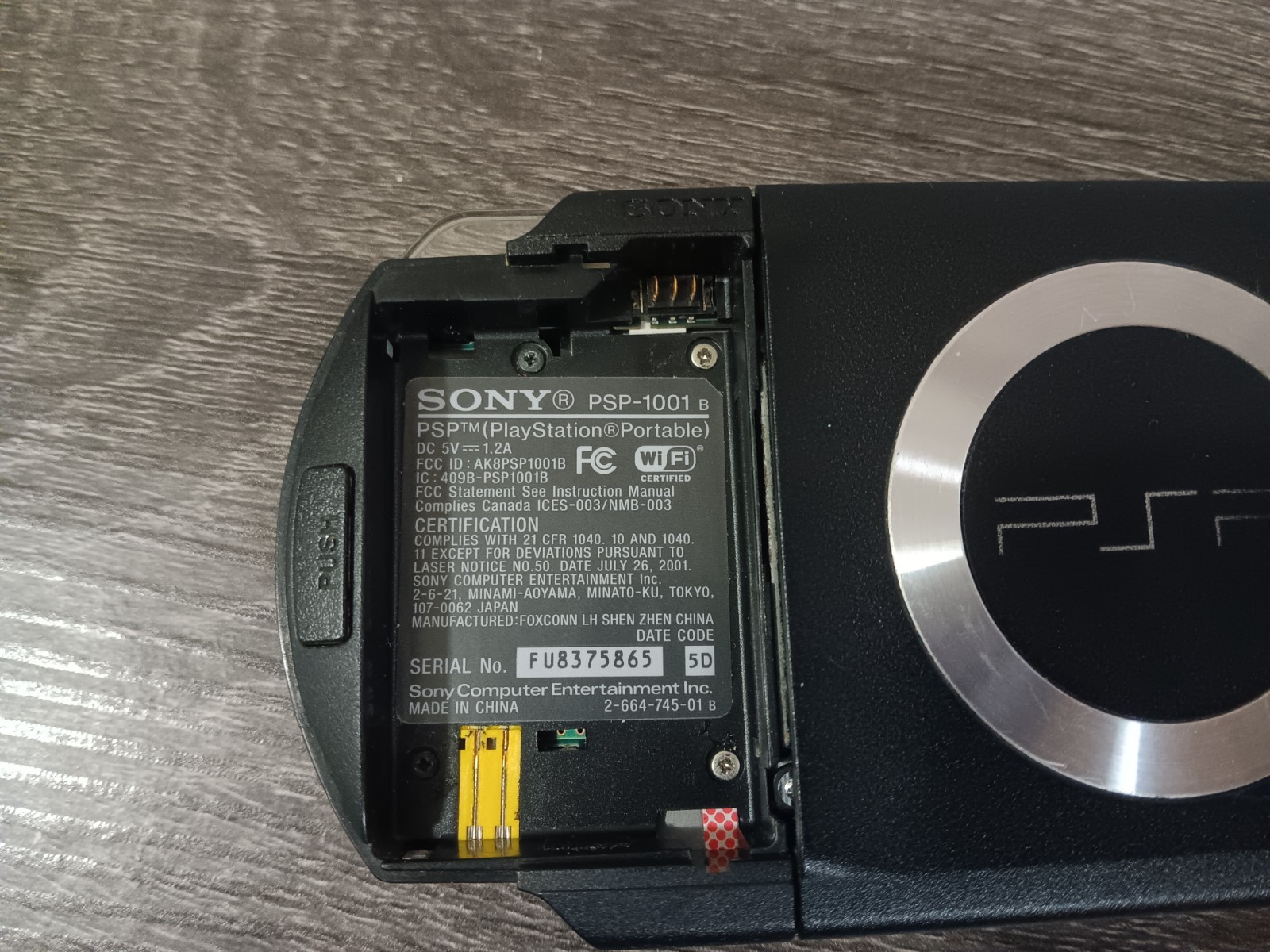 Sony Playstation Portable PSP 1001 Handheld w/ Charger & Battery – Tested Works