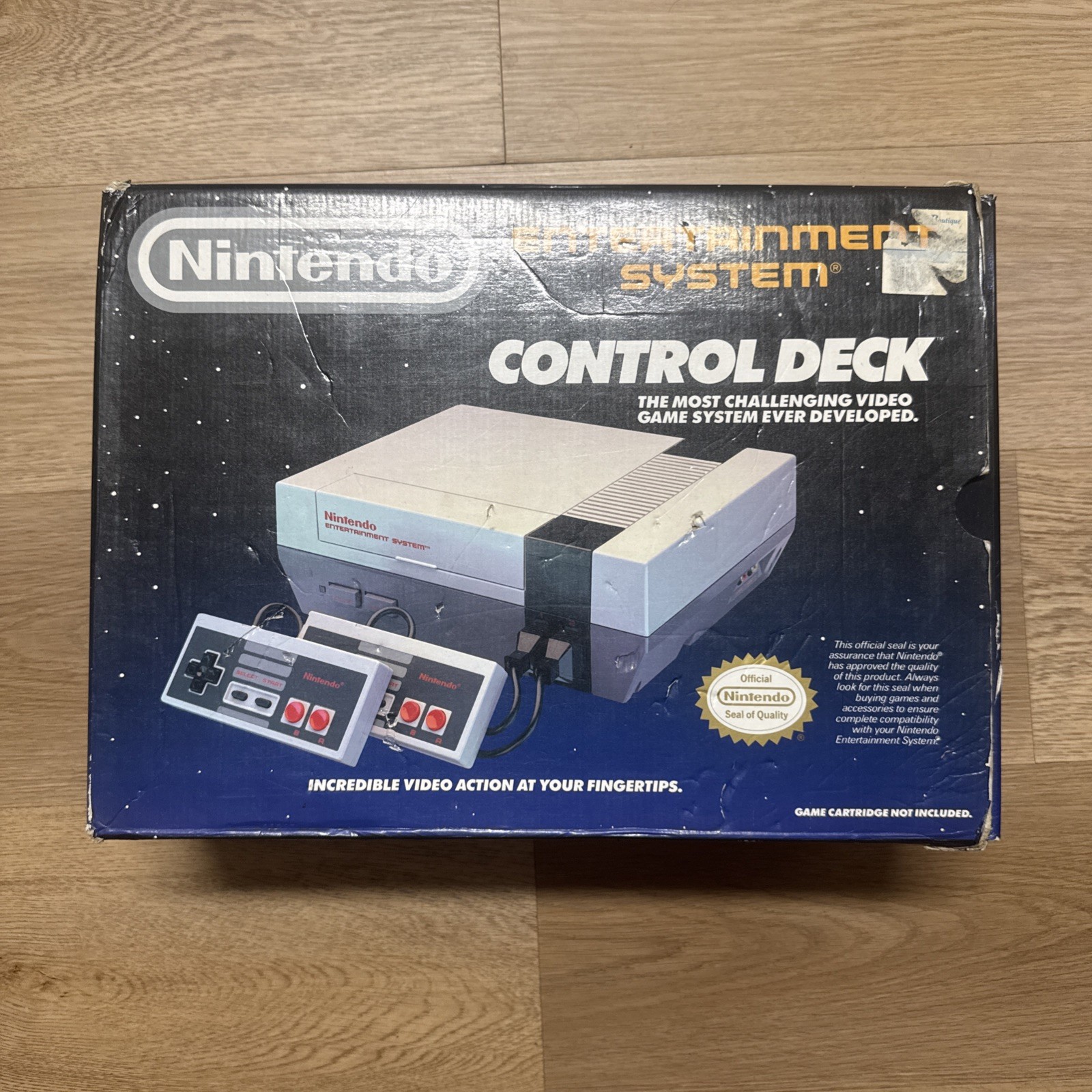 Nintendo Entertainment System NES Control Deck Console COMPLETE IN BOX