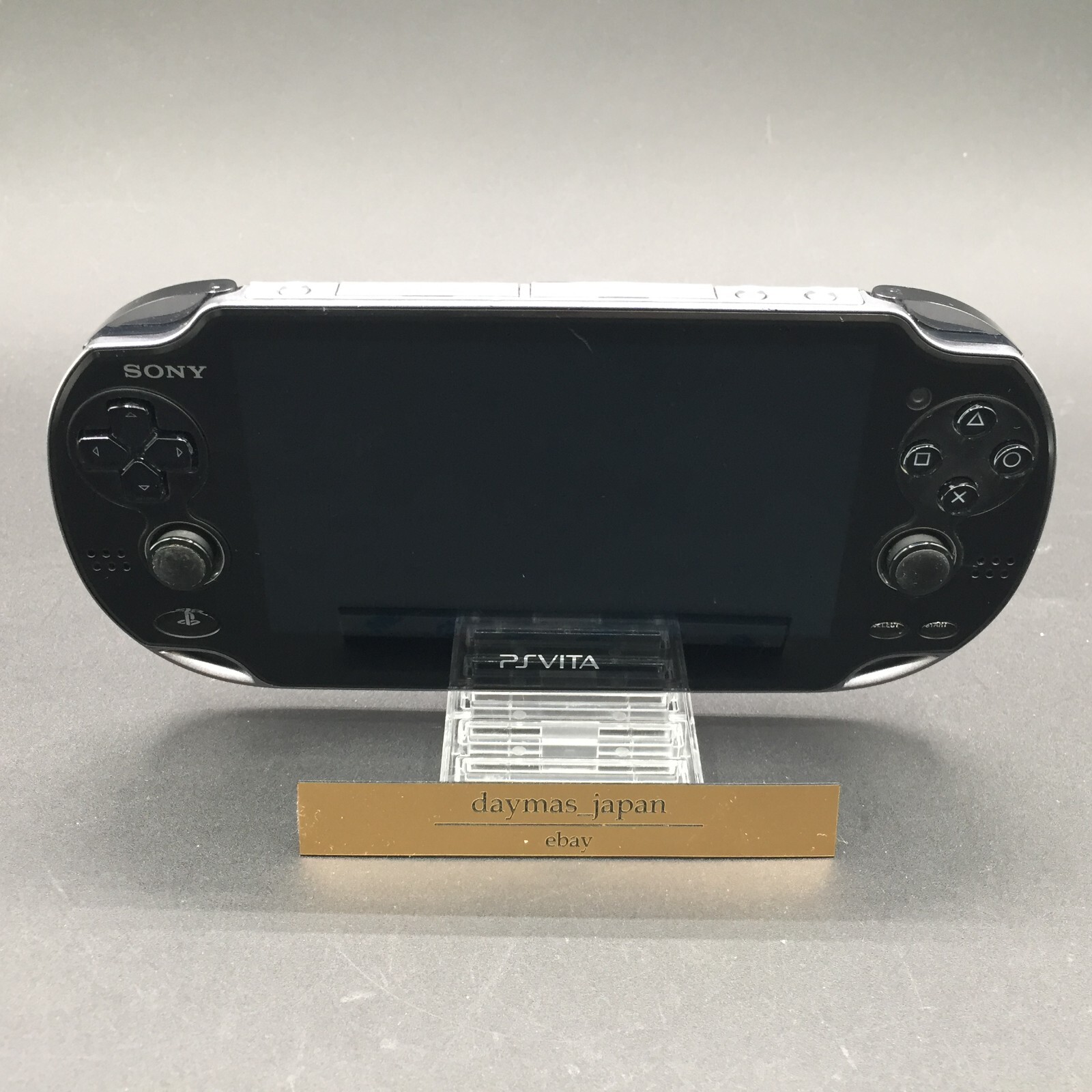 【Very Good】Sony PS Vita PCH-1100 Crystal Black 3G/Wi-Fi Model Console only #Toy0