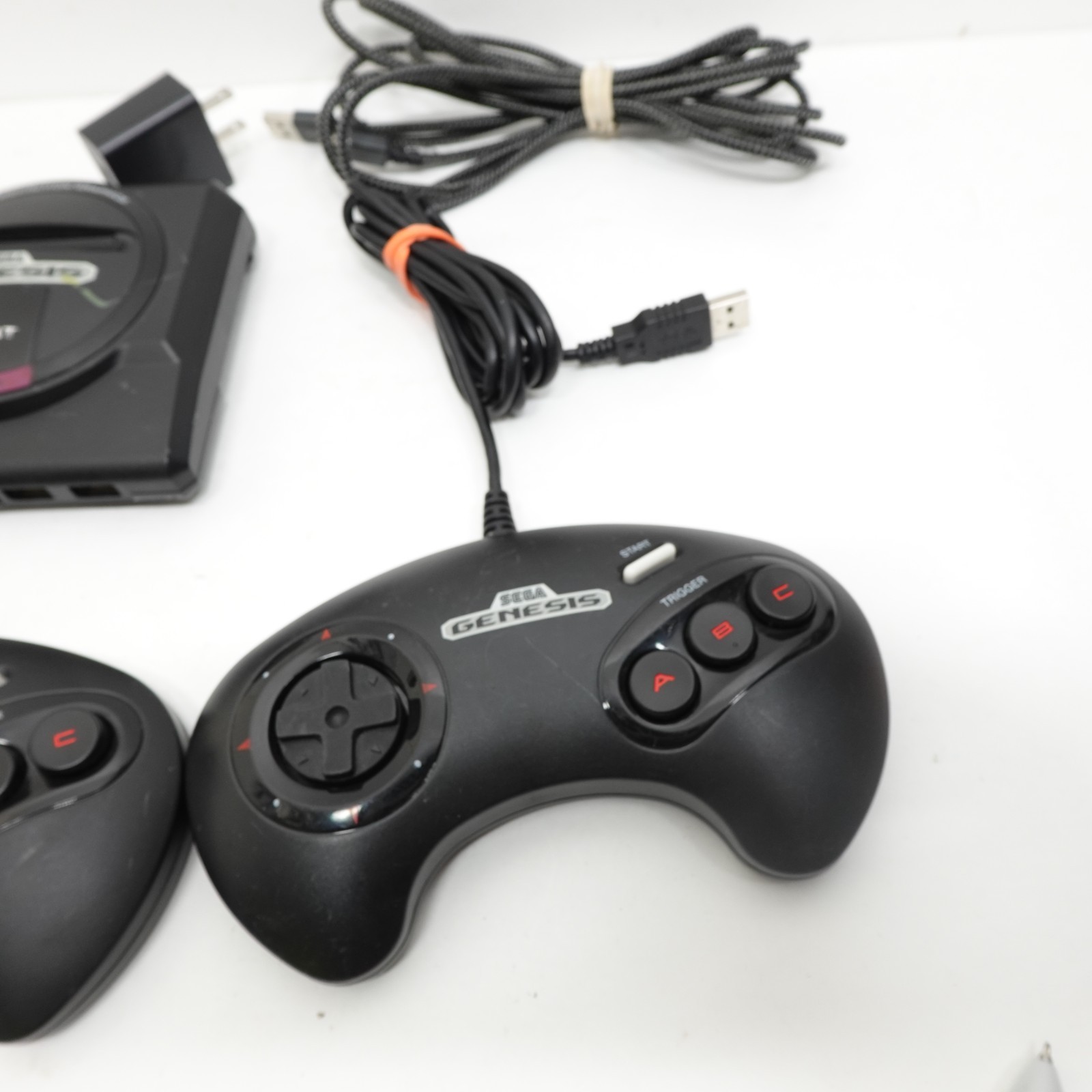 Used SEGA Genesis MK-1600 16-BIT Mini Console Power Supply Controllers Tested