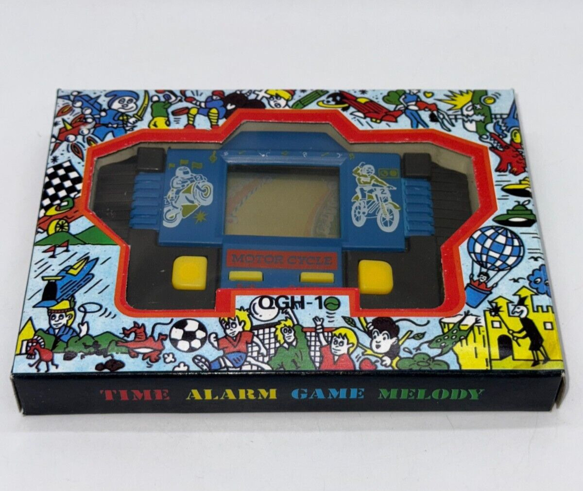 MOTORCYCLE – LCD Game & Watch Portable Console – 1990’s – DEADSTOCK – BOXED