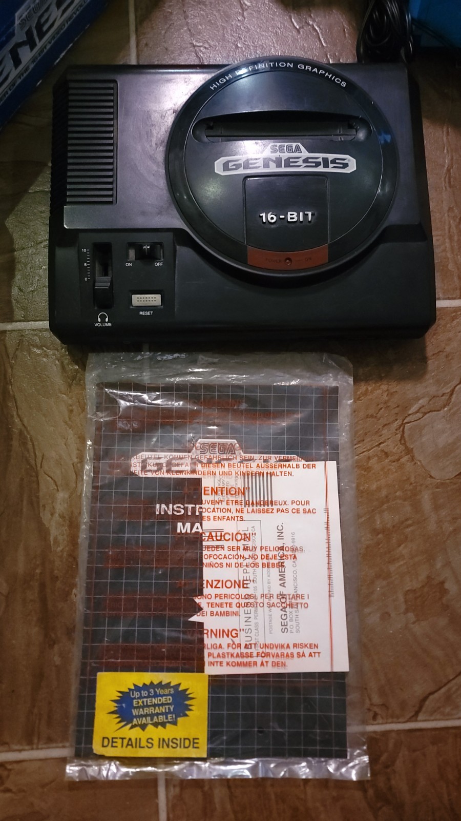 Sega Genesis The Core System Box Plastic Tray And System NO Controller READ DESC