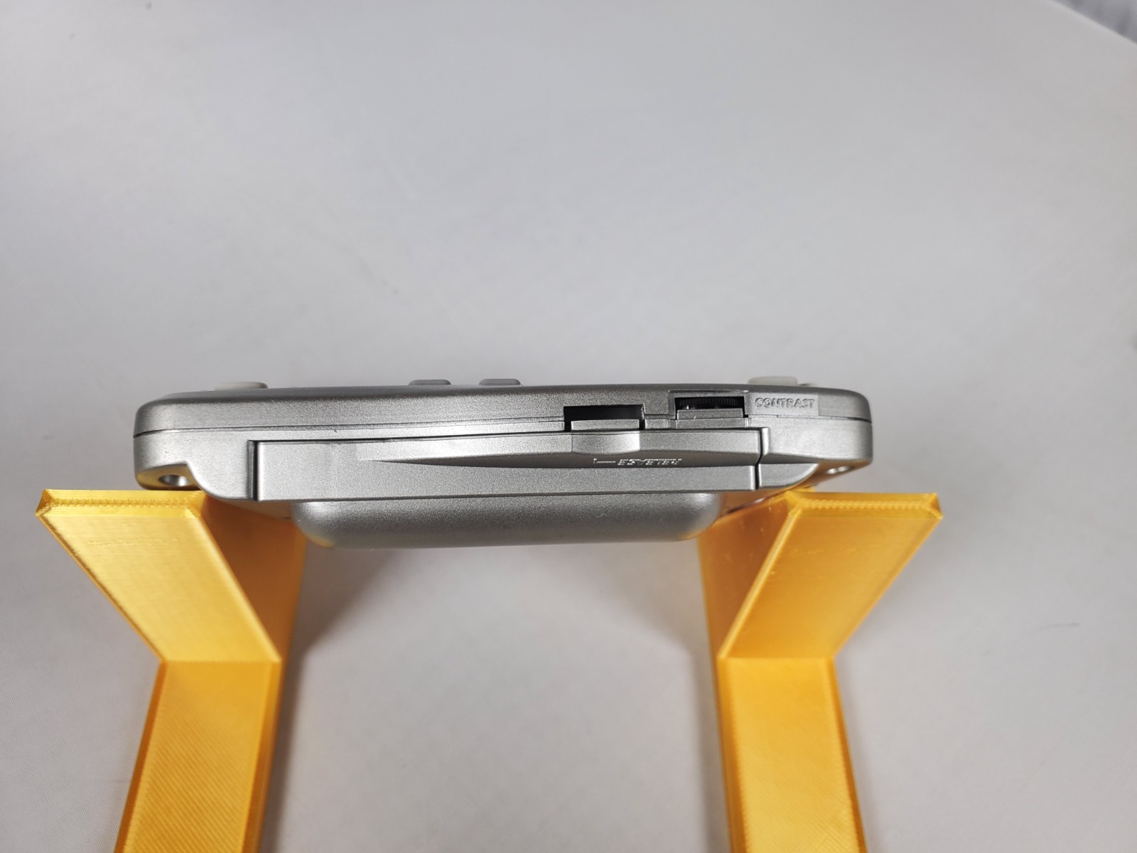 Bandai WonderSwan Silver Metallic SW-001 Handheld Console LCD Burn Used
