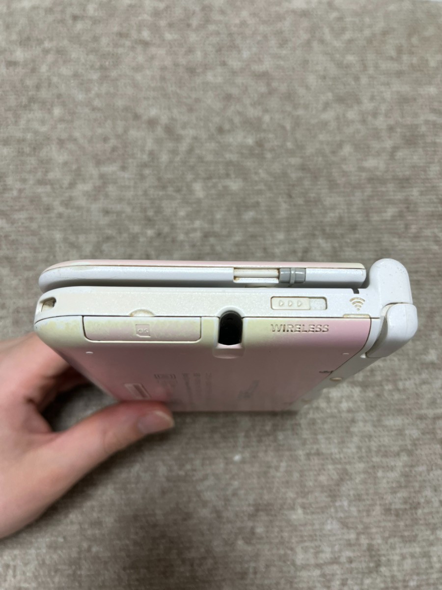 3DS LL XL pink white Japan Nintendo Console Japanese B976