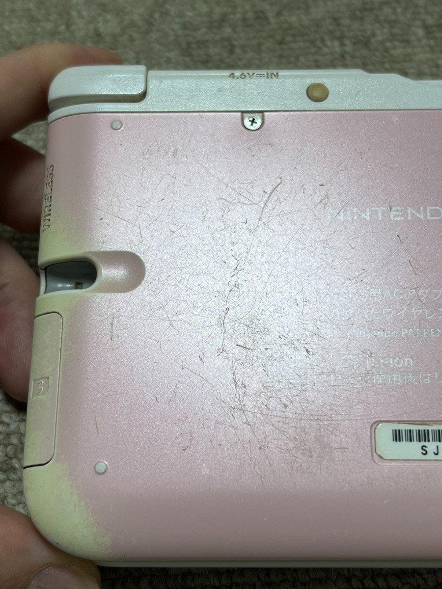 3DS LL XL pink white Japan Nintendo Console Japanese B976