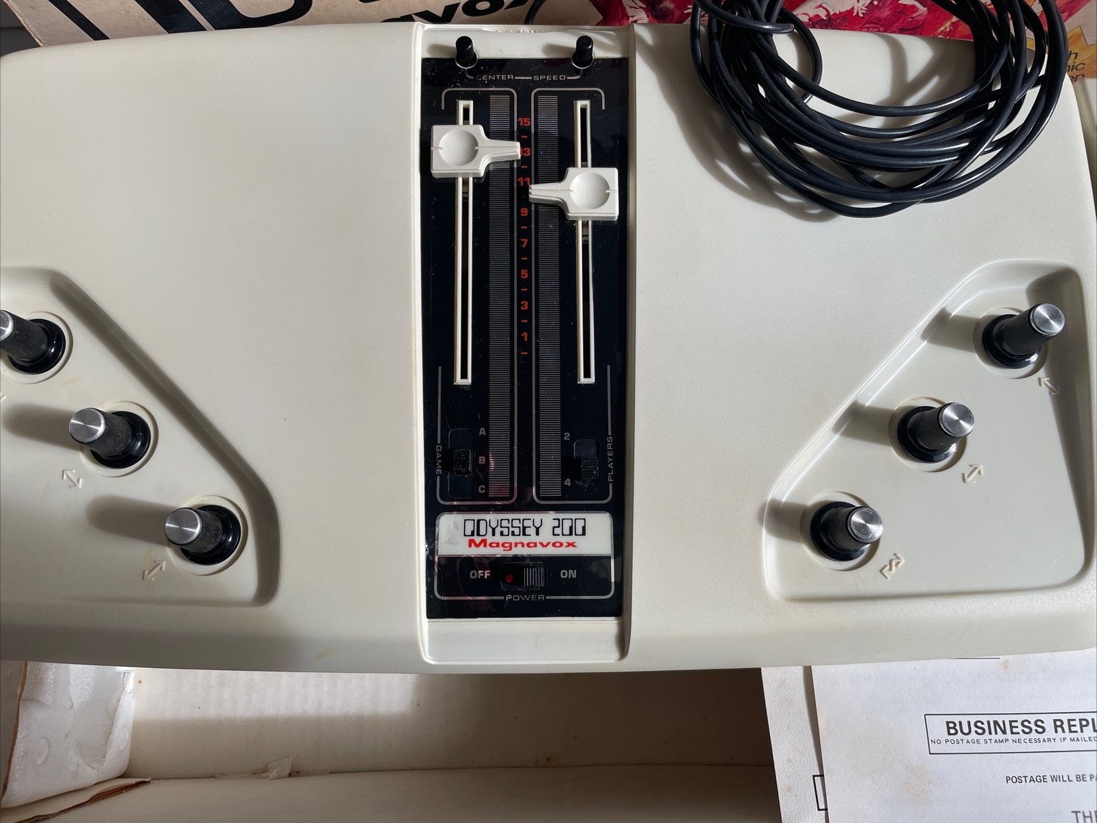 ODYSSEY 200 MAGNAVOX SYSTEM W/ BOX TENNIS HOCKEY SMASH VINTAGE UNTESTED