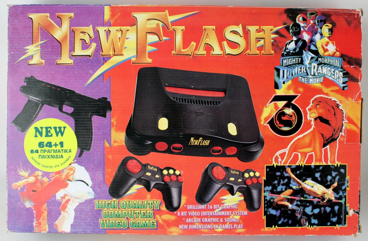 Vintage 90’s New Flash N64 Clone Console 64 Built In Games 16Bit Famiclone New !