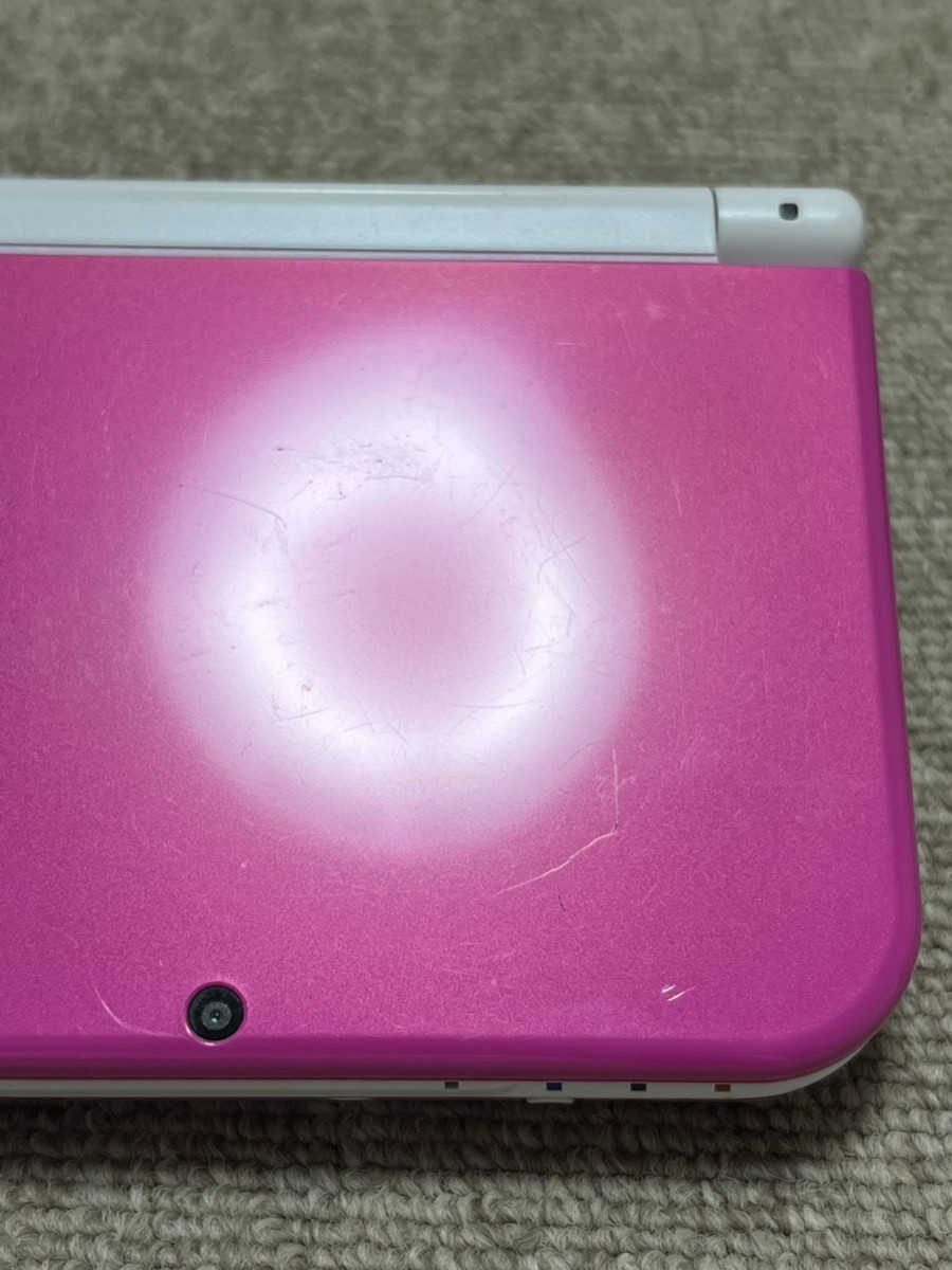 New Nintendo 3DS XL LL White x pink Console region Japanese B994
