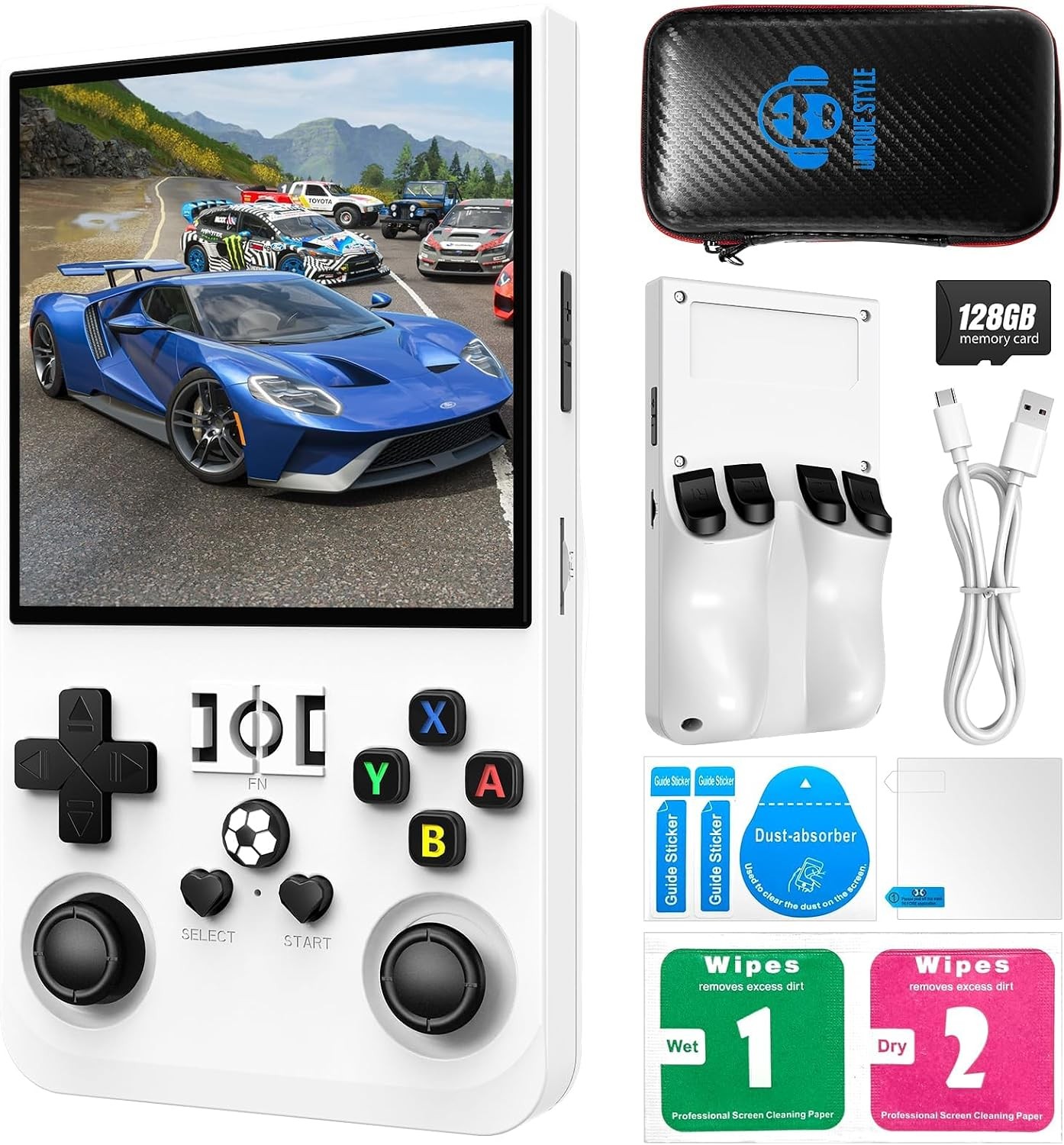 R36MAX Retro Handheld Console 18000 Games 4.0 IPS