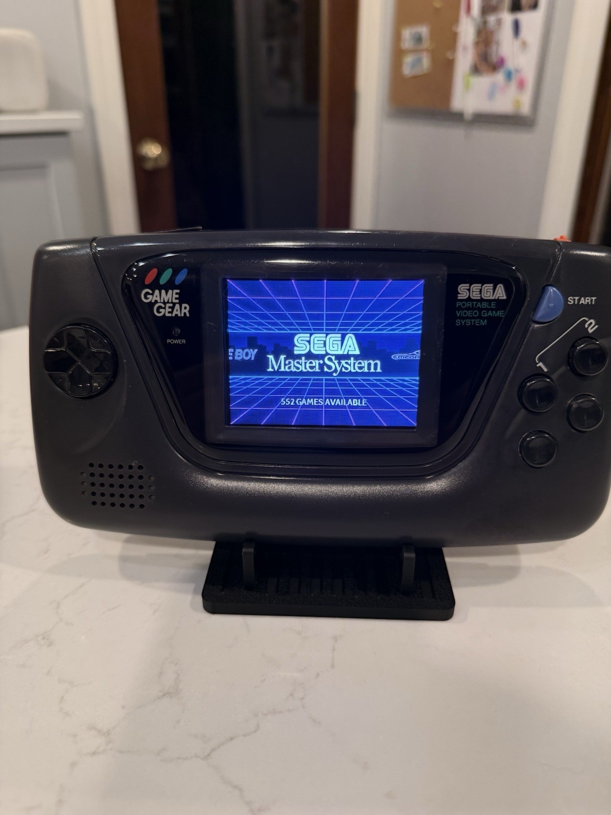 SEGA Game Gear Handheld System – Black, Running RPI