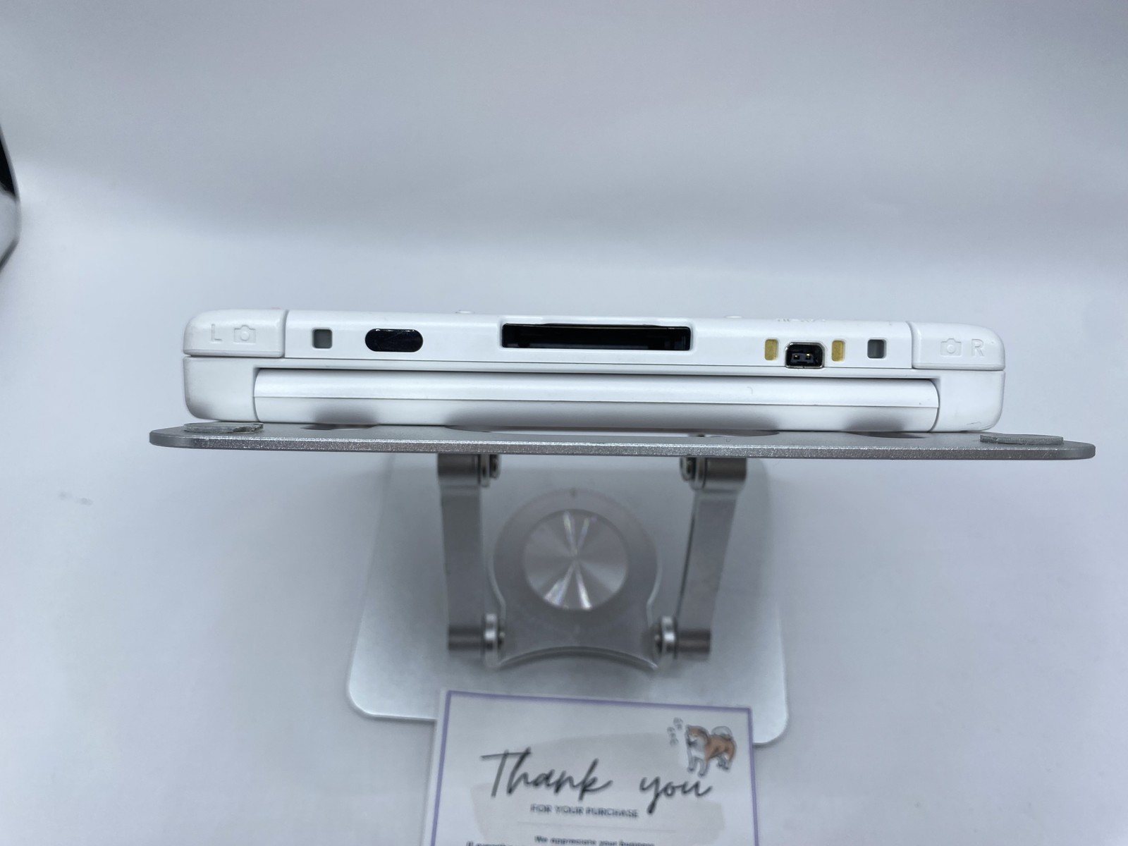 Scratched Nintendo 3DS XL LL Pink White SPR-001 Console