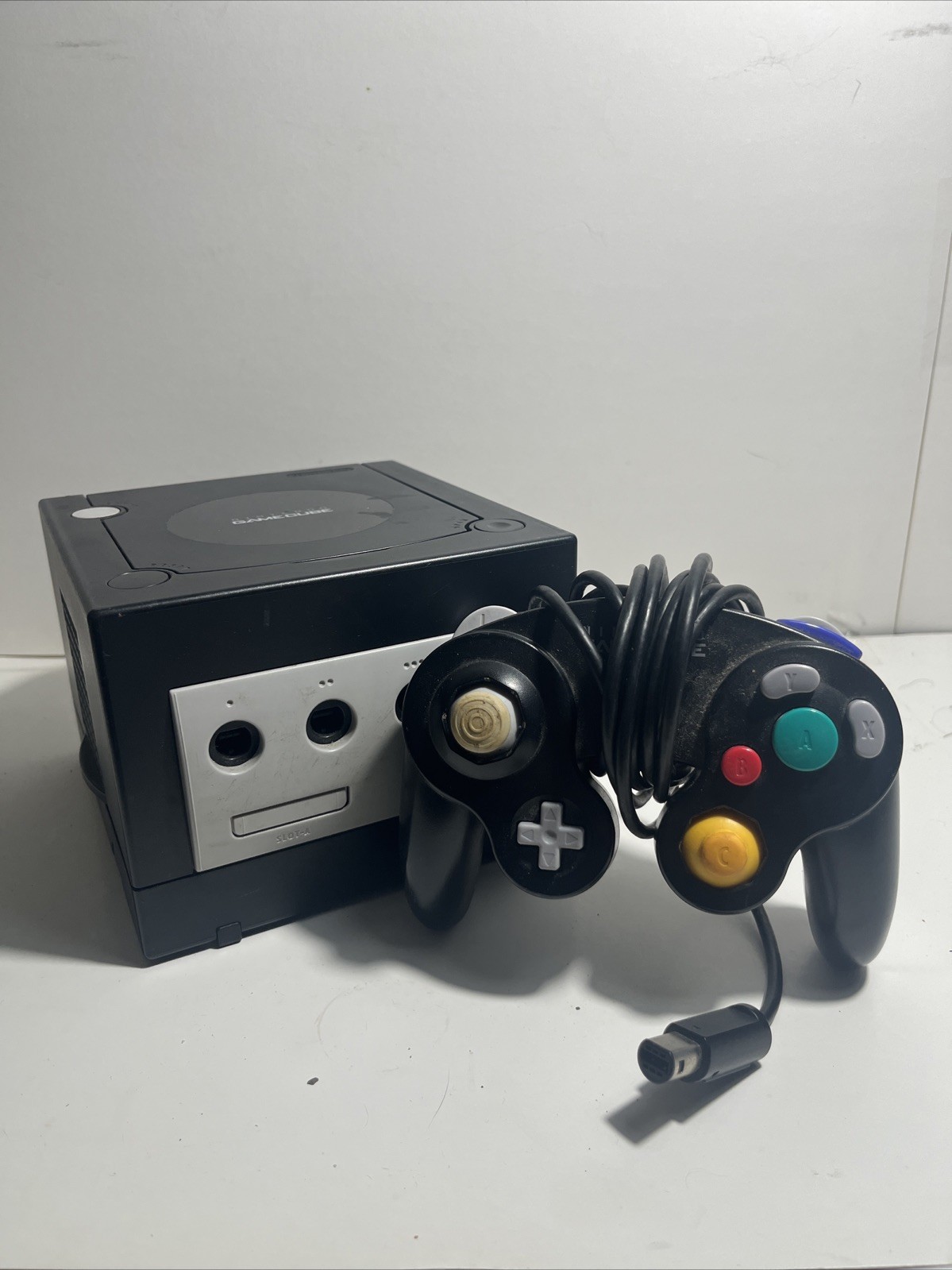 Black Nintendo GameCube With Matching Controller, Broken Disk drive