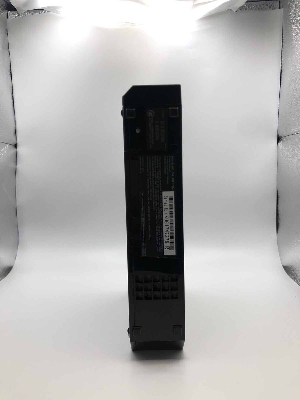 Nintendo Wii RVL-101 Black Home Console USB-A 2006 USA Model