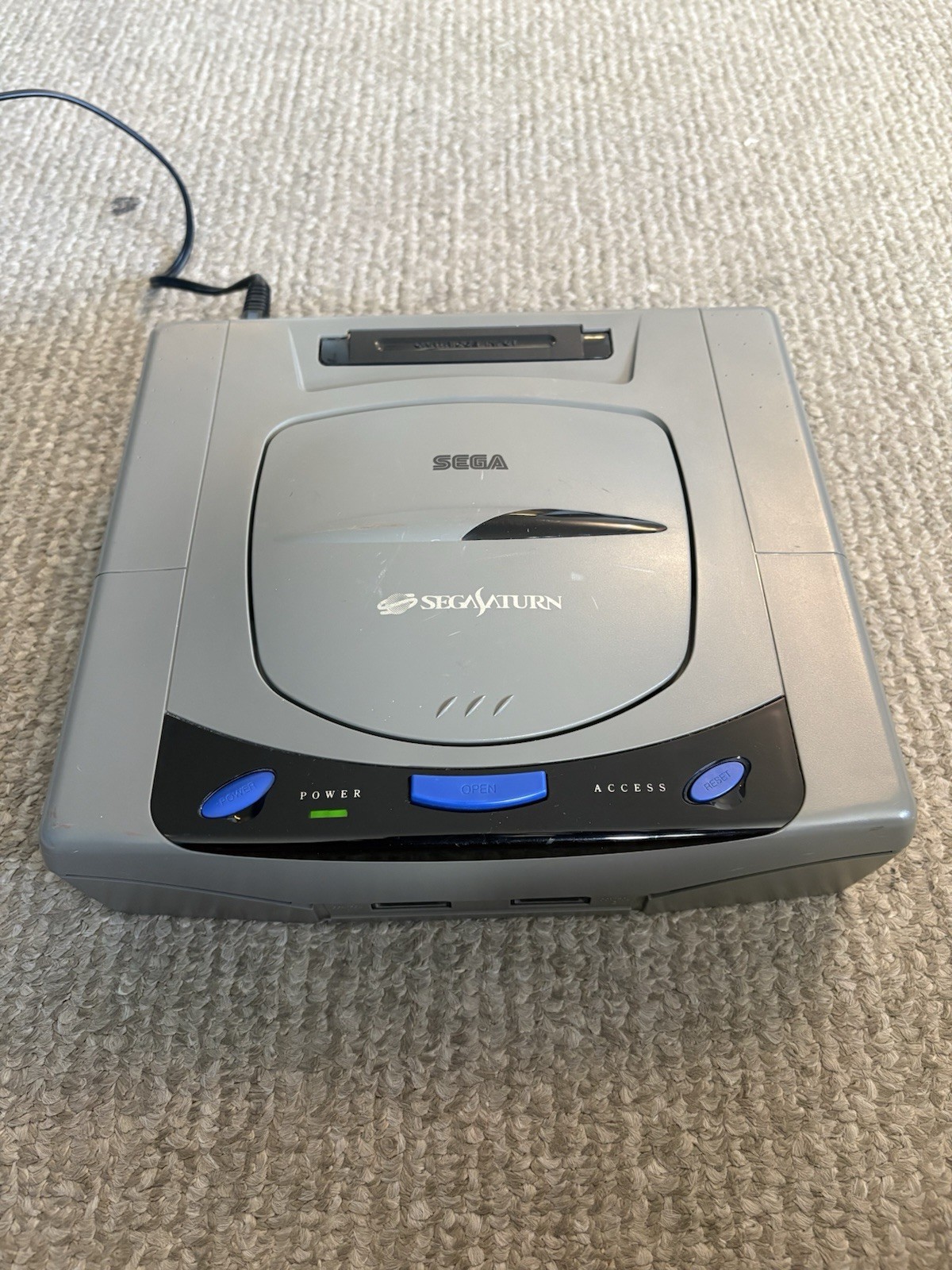 SEGA SATURN CONSOLE JAPAN power cord HST-3200 NTSCJ