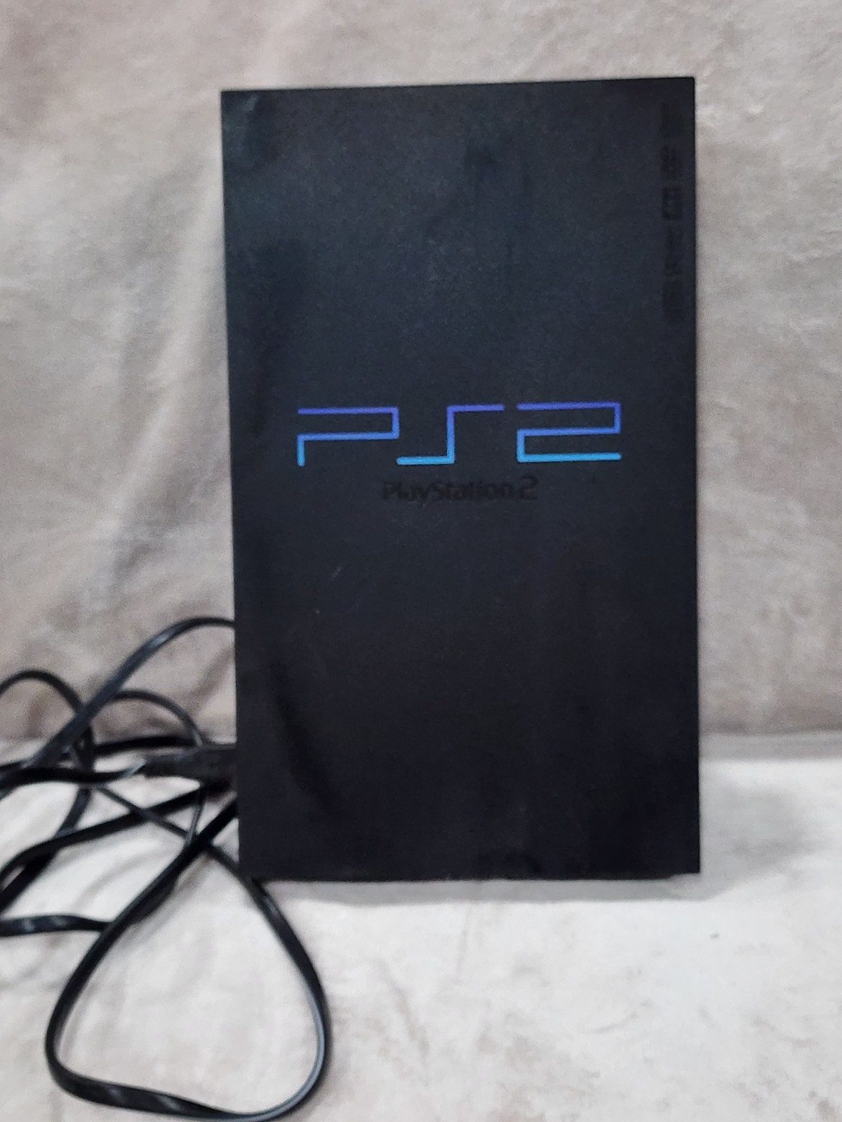 Sony PlayStation 2 PS2 Black Console 2 Controller Cable Untested PLEASE READ