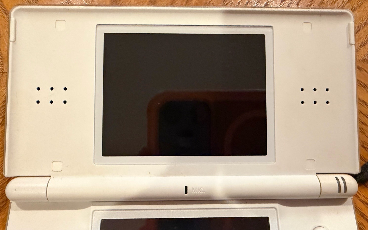 Nintendo DS Lite Console USG-001 w/ Hard Case Polar White No Charger Works