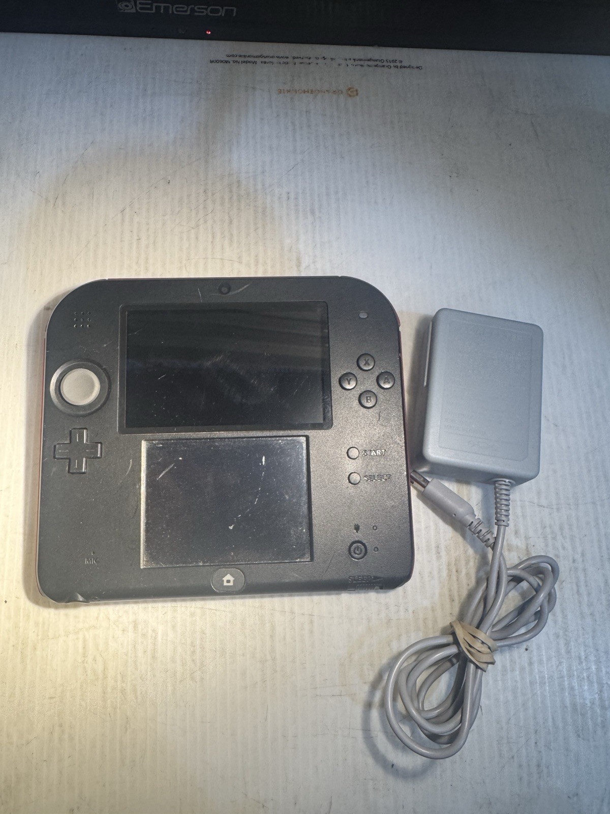 Nintendo 2DS Red Black Handheld System Tested Works