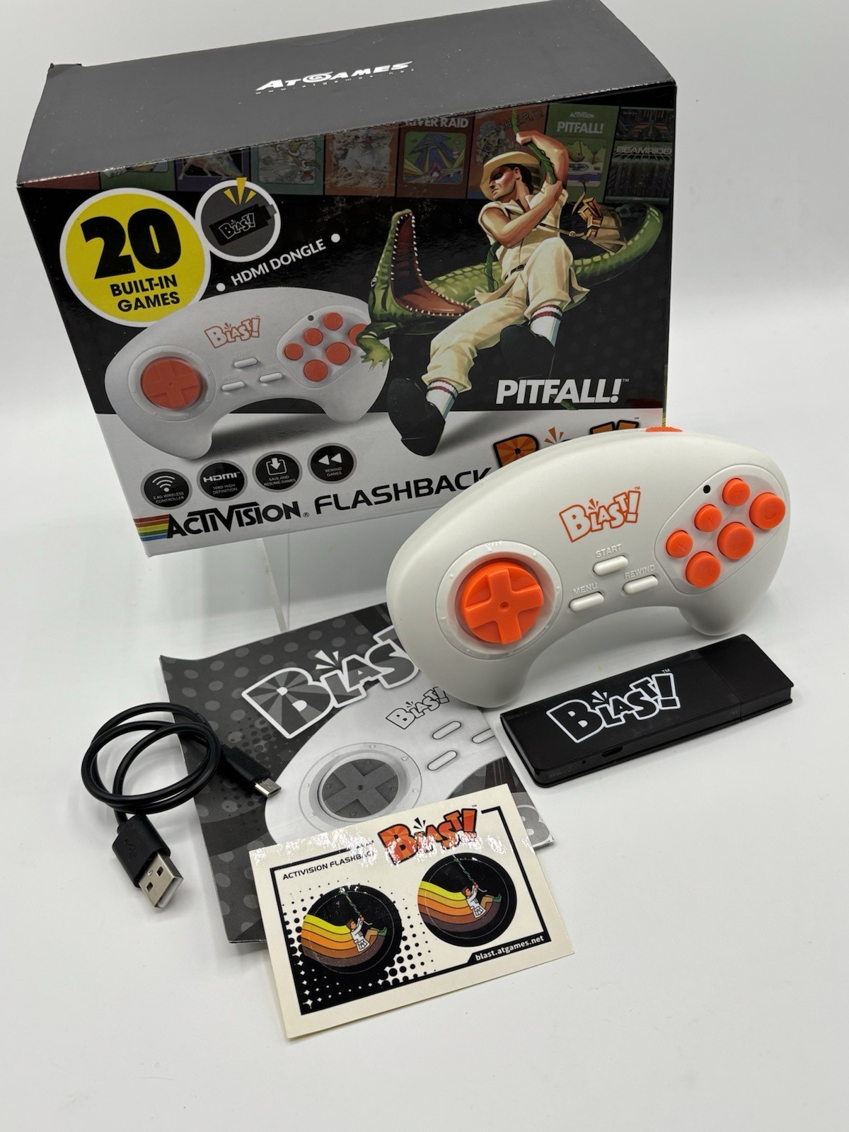 Activision Flashback Blast! Pitfall River Raid HDMI 20 Retro Games Tested_