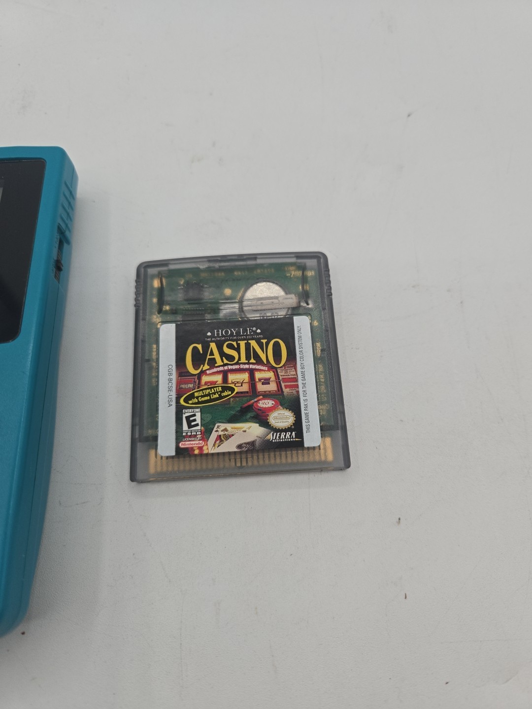 Nintendo Game Boy Color Handheld Game Console Teal Excellent Cond Bundle Game