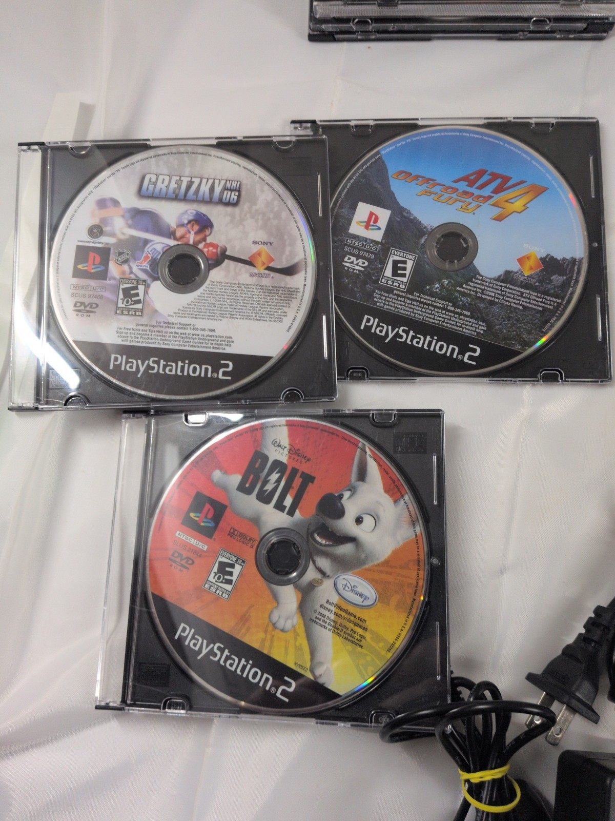 Sony PlayStation 2 Slim PS2 Console SCPH-77001 & 19 Game Bundle w/ Controller…