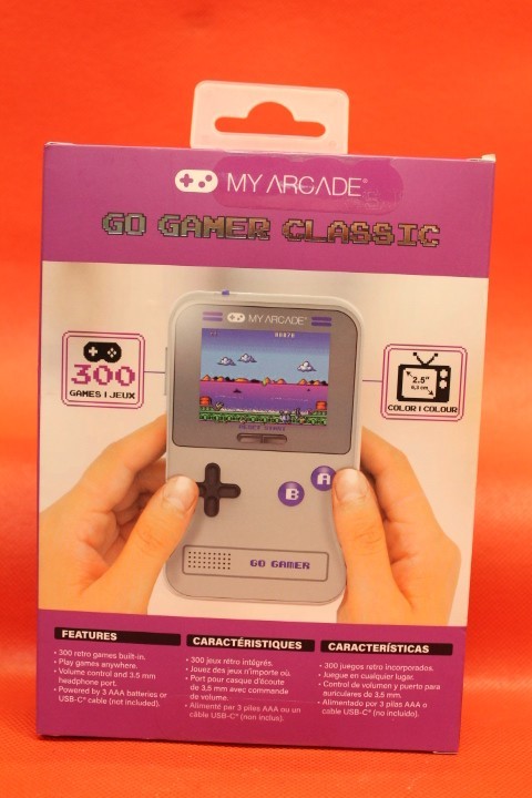 My Arcade Go Gamer Classic Portable Gray Handheld Gaming System