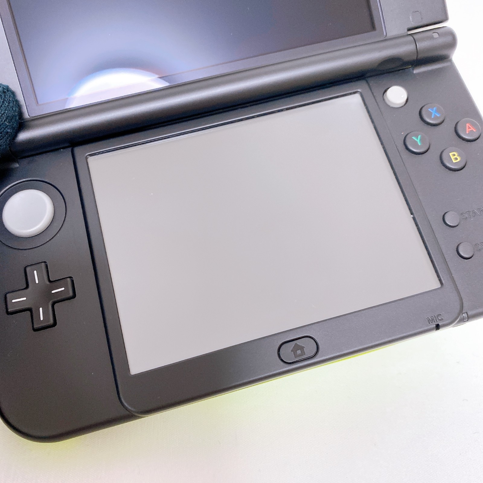 【Dual IPS】New Nintendo 3DS XL LL Lime Black Console Japan Tested Working Rank S