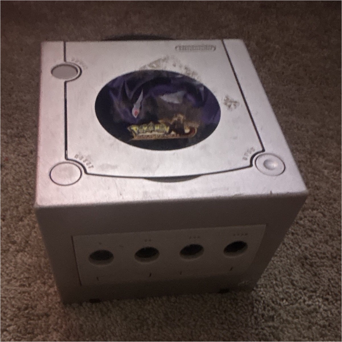Nintendo GameCube Silver Console DOL-001 NTSC-U/C w/ Controller Carry Handle