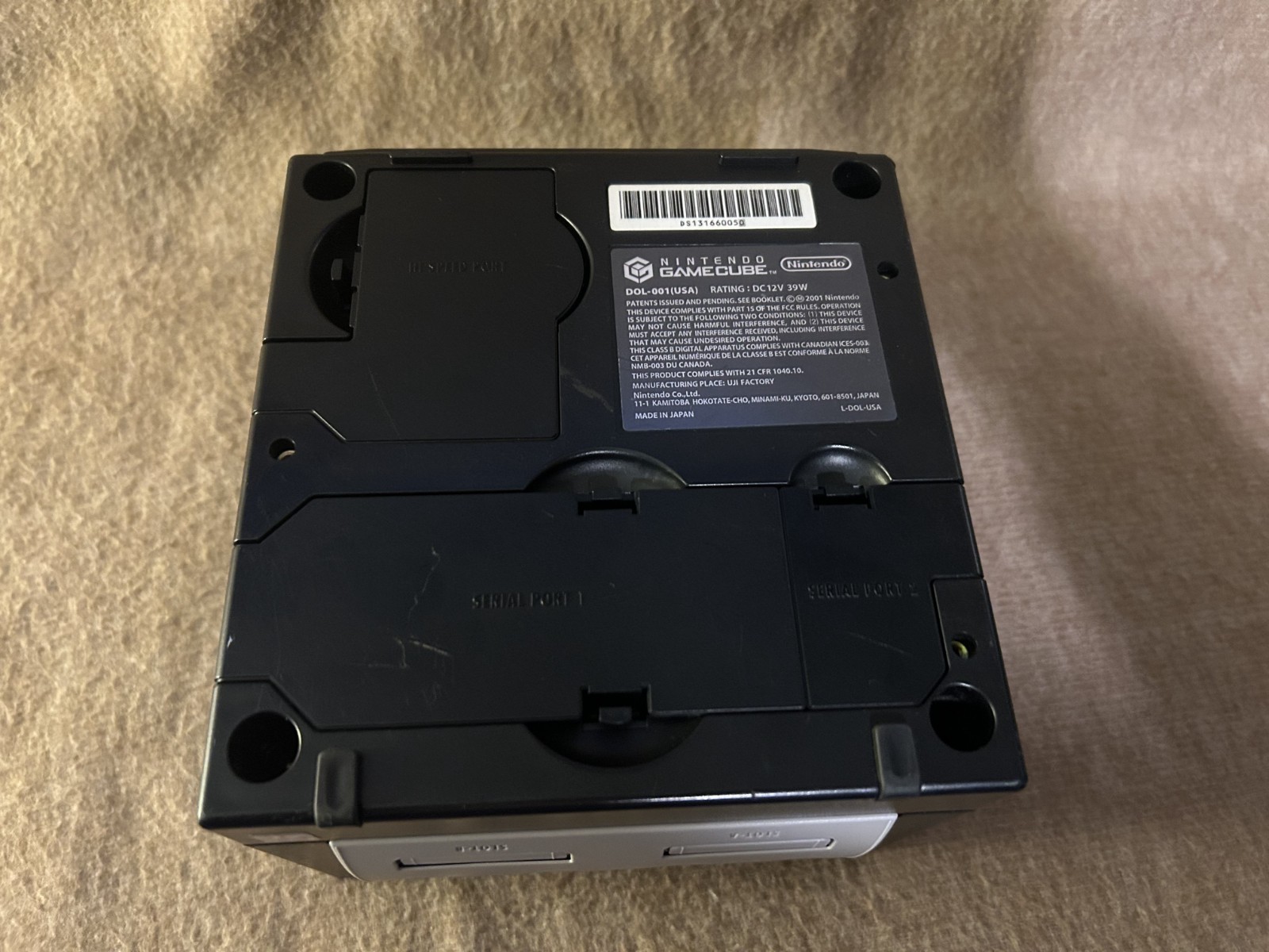 Gamecube Console Black plus controller, cords, and 3 games – TESTED WORKS