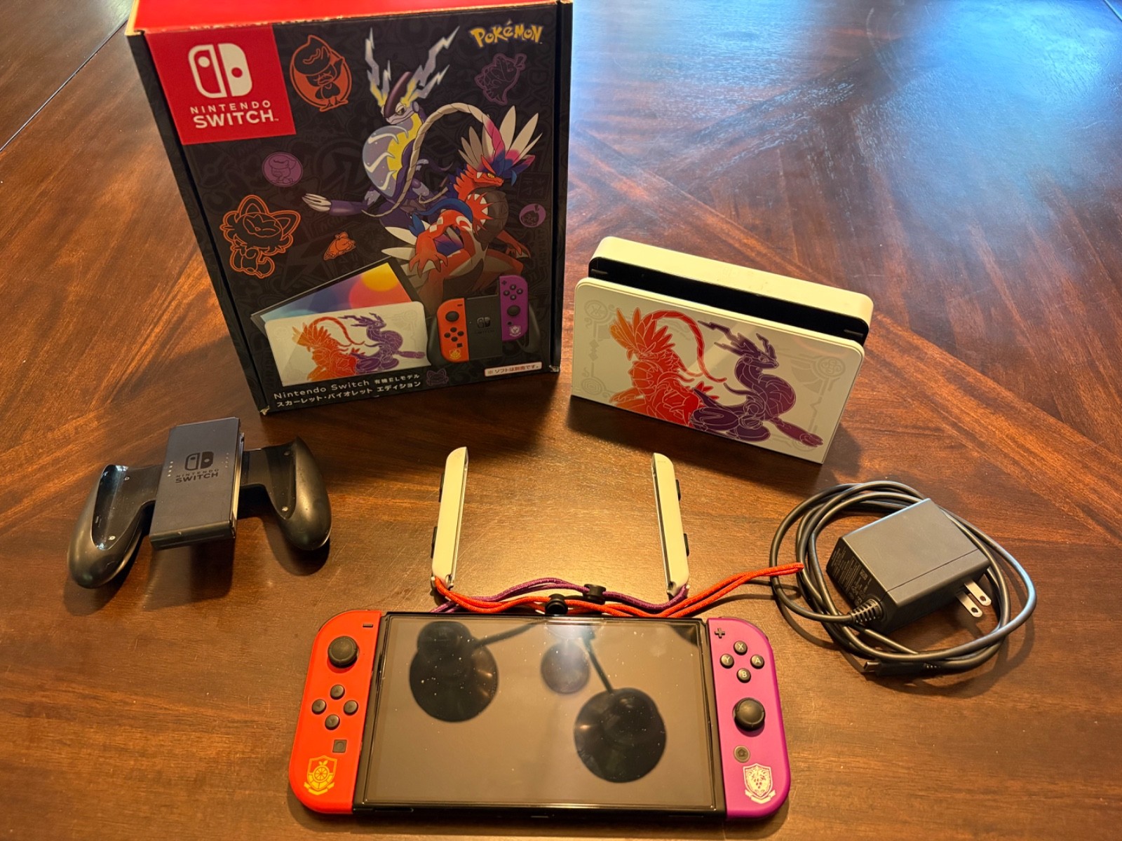 Nintendo Switch OLED Limited Edition Pokemon Scarlet & Violet (w/256GB MicroSD )
