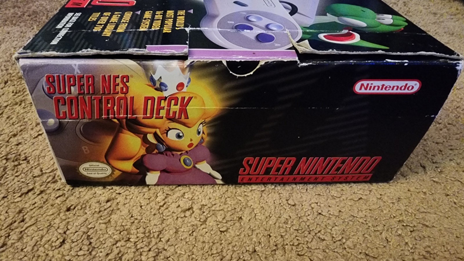 Super Nintendo SNES Mini JR Console In Box SNS-101-Bundle Lot-1 Game