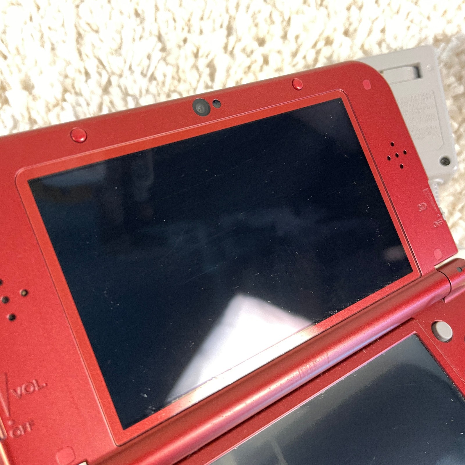 Nintendo “New” 3DS XL Metallic Red Handheld Console System RED-001 Top IPS Works