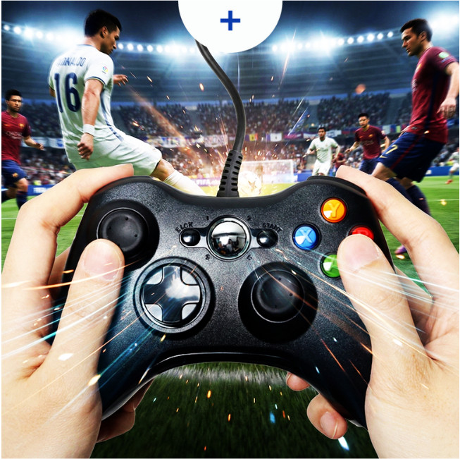 Wired USB Controller for PC Windows 10 11 Xbox 360 Style Gamepad Joystick New