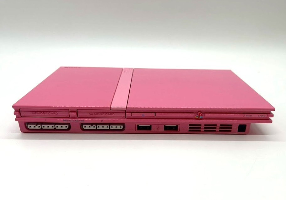 SONY Playstation2 PS2 Slim Console SCPH-77000 PK Controller Game NTSC-J #510