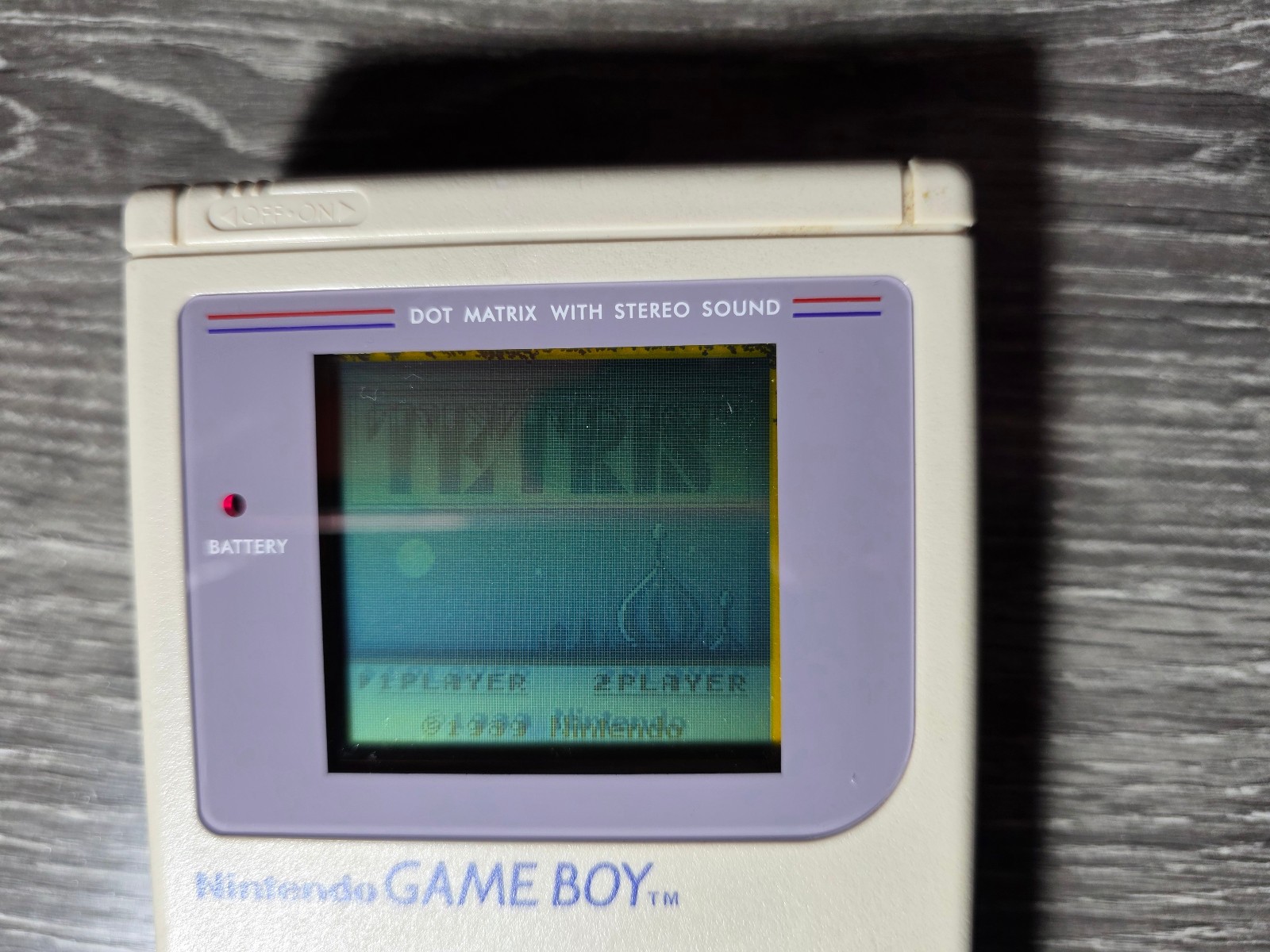 Original Nintendo Game Boy DMG-01 Gray Console System W/ Tetris TESTED (READ)