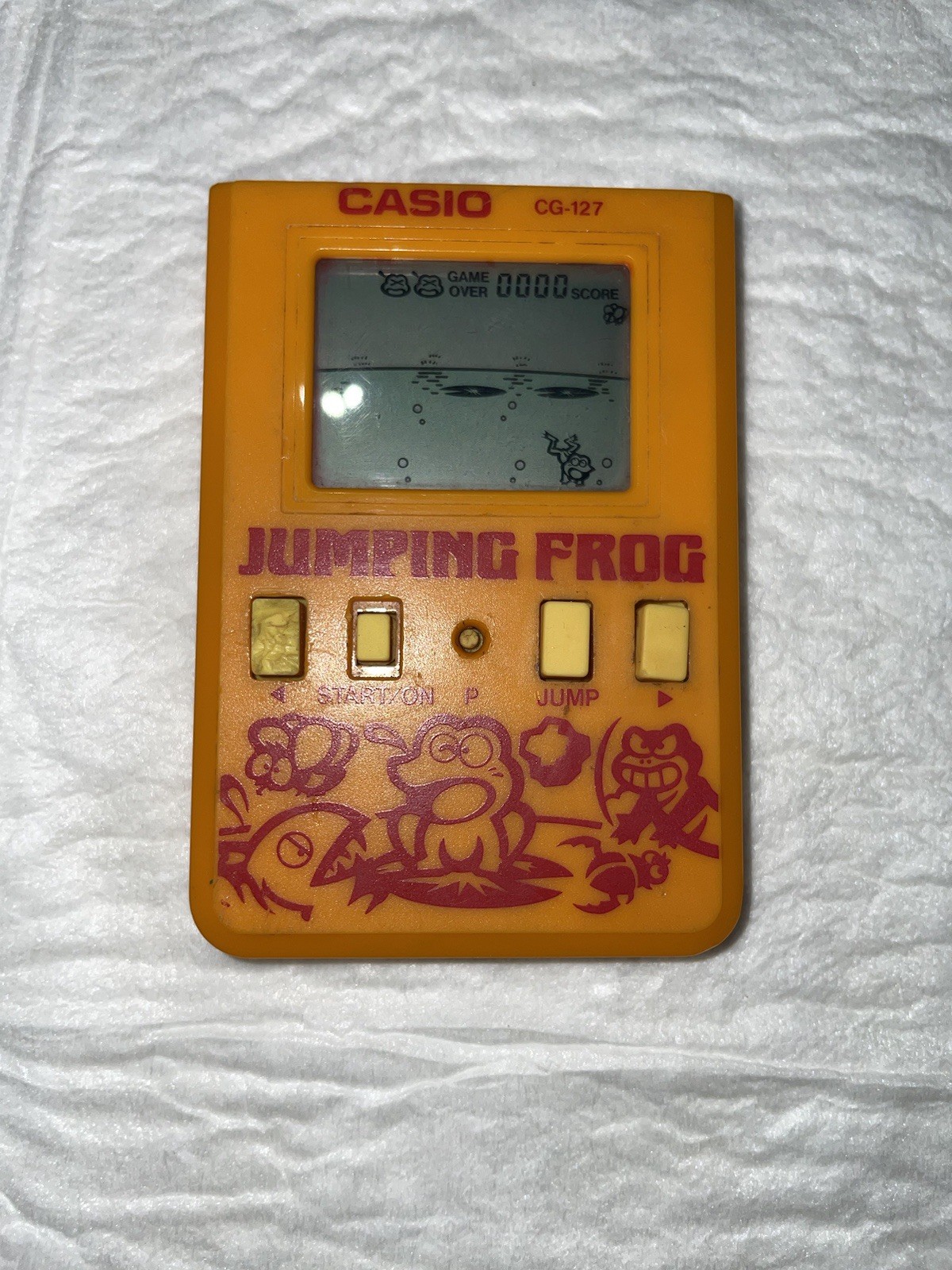 1988 Casio Jumping Frog CG-127 Handheld LCD Electronic Game – Working Rare -read