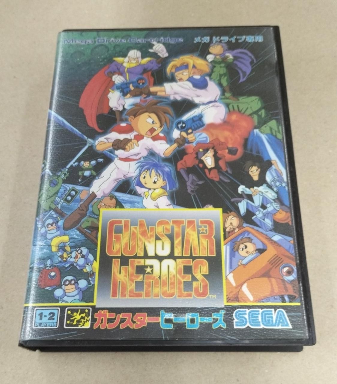SEGA Mega Drive G-4103 Gunstar Heroes Classic Action Game Cartridge