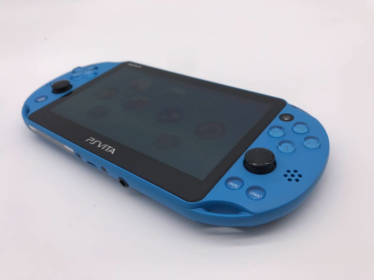 PlayStation Vita Wi-Fi Console Aqua Blue PCH-2000ZA23 Japan region free SONY