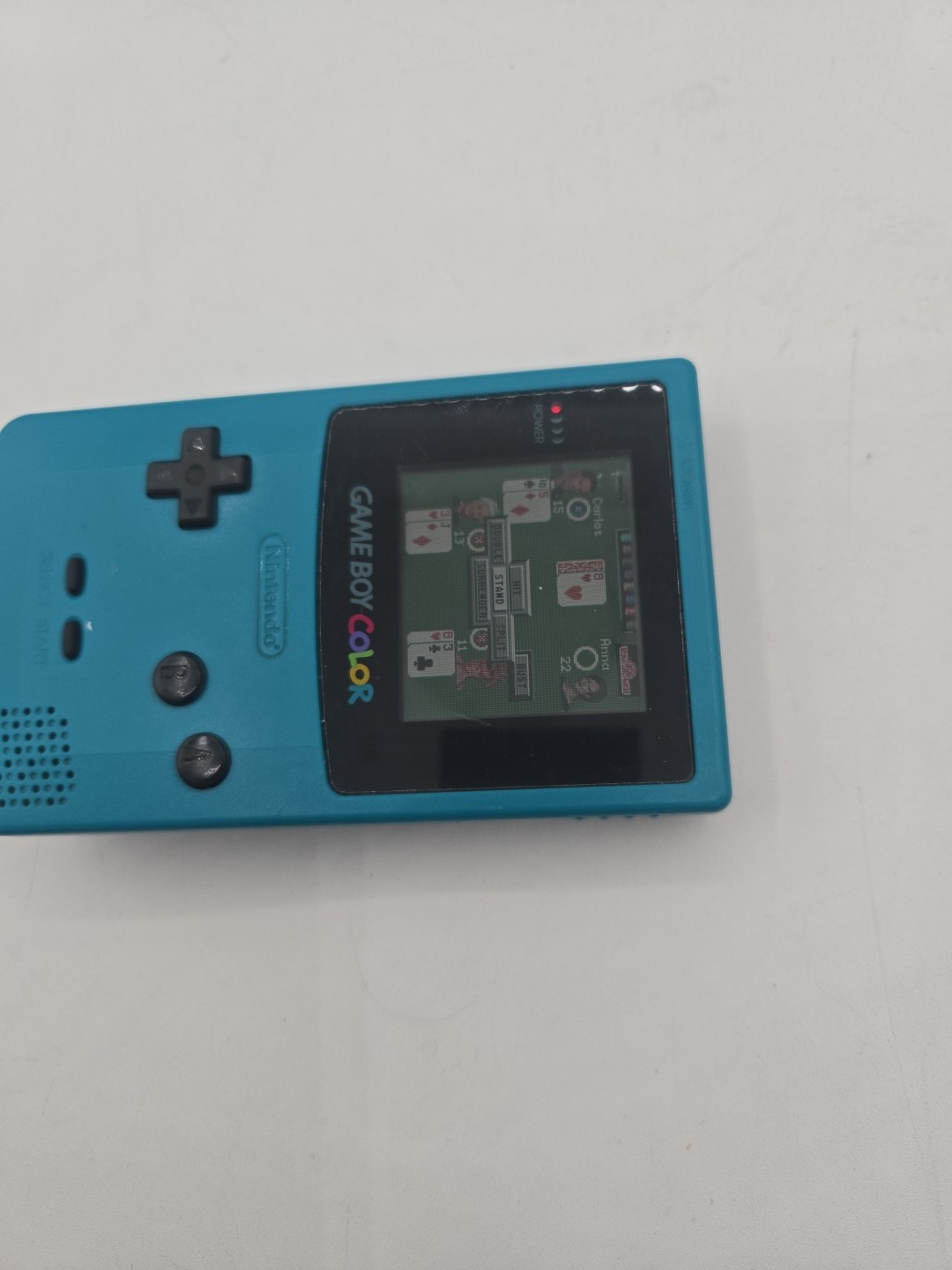 Nintendo Game Boy Color Handheld Game Console Teal Excellent Cond Bundle Game