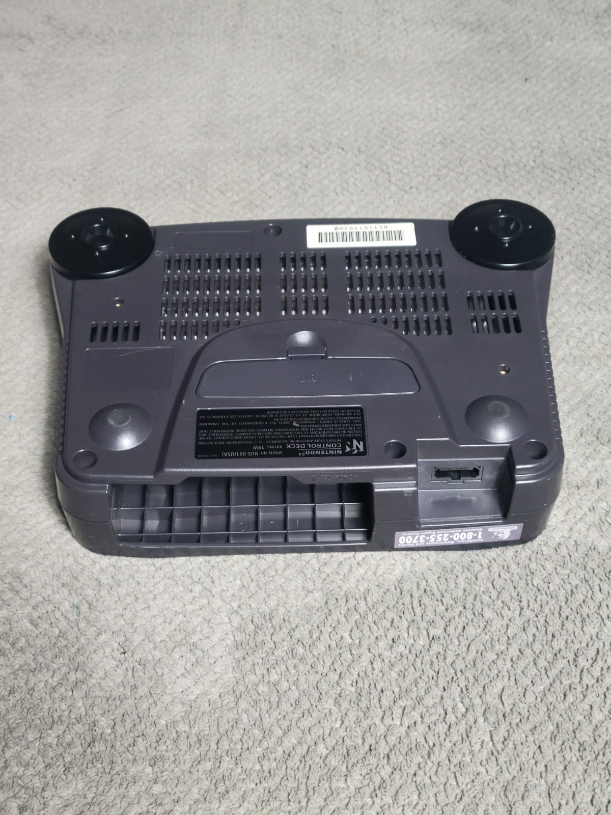 Nintendo 64 N64 Console Only Tested Working – No Jumper Pak – No Controller