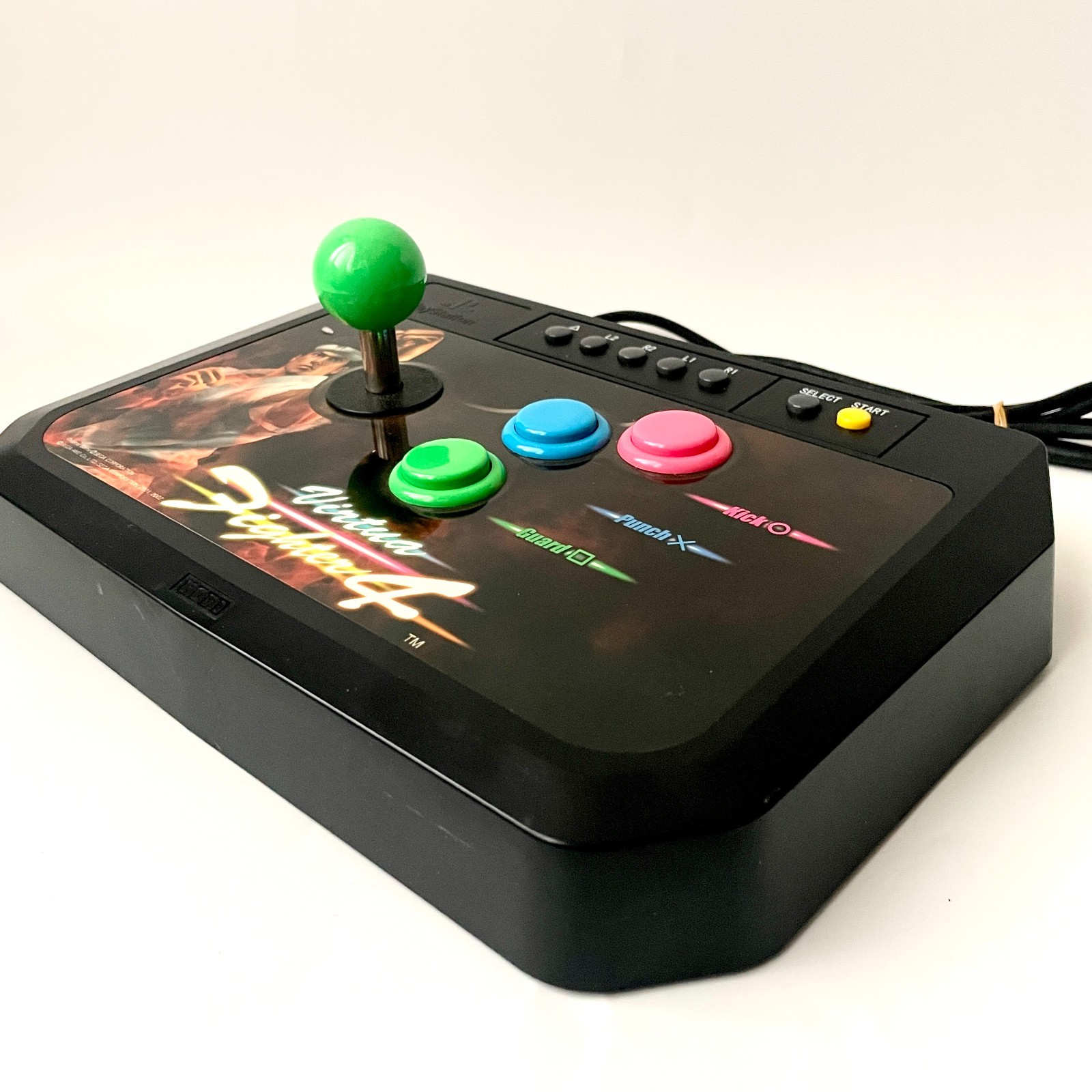 Hori Virtua Fighter 4 Arcade Stick PS1 PS2 Controller Tested w/ Tekken Lot JP