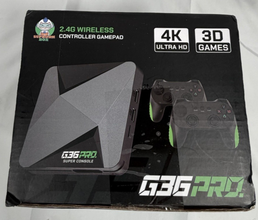 G36PRO,HDMI TV Video Game Stick Retro Gaming Console Wireless Controller 256GB