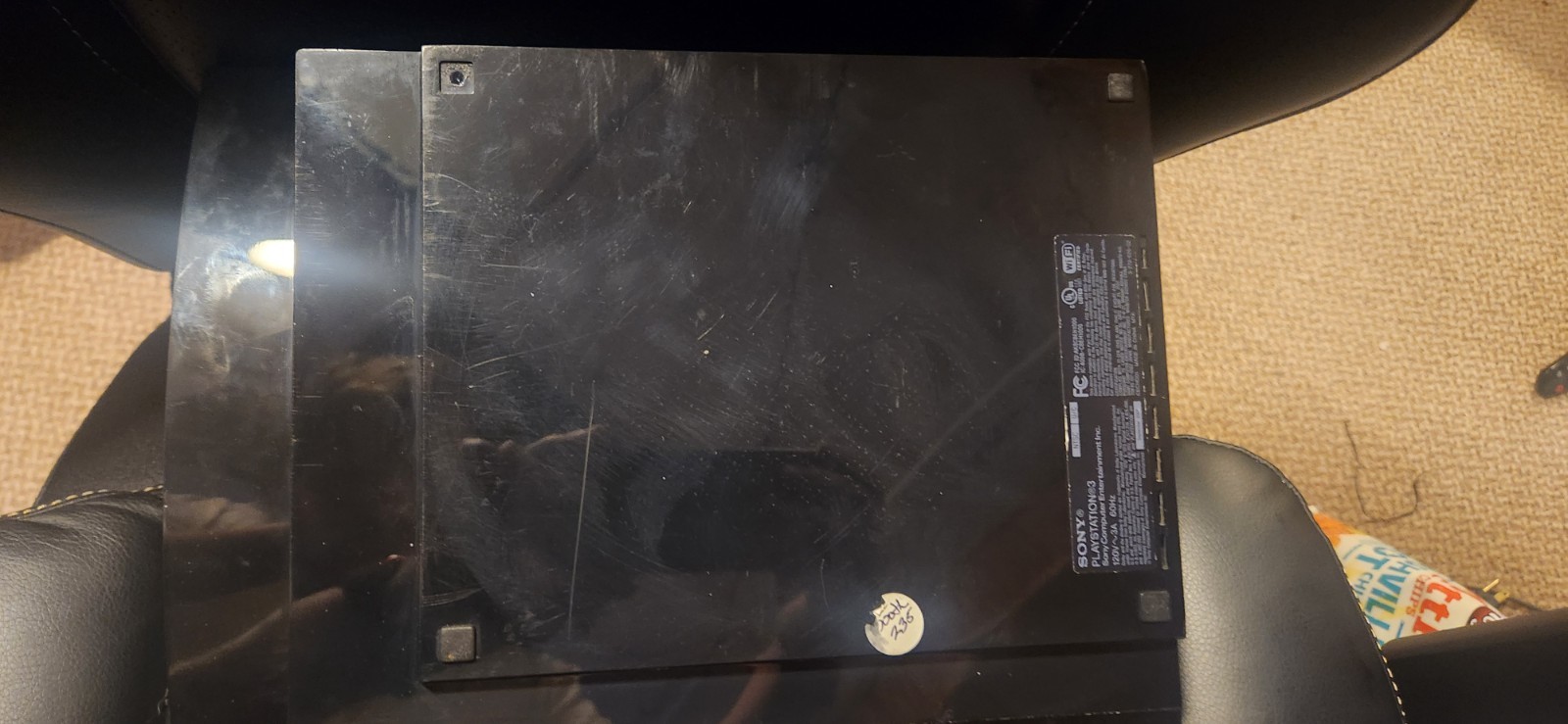 Sony PS3 Fat CECHG01 160GB Tested Blu-ray OK Game Disc Issue OEM