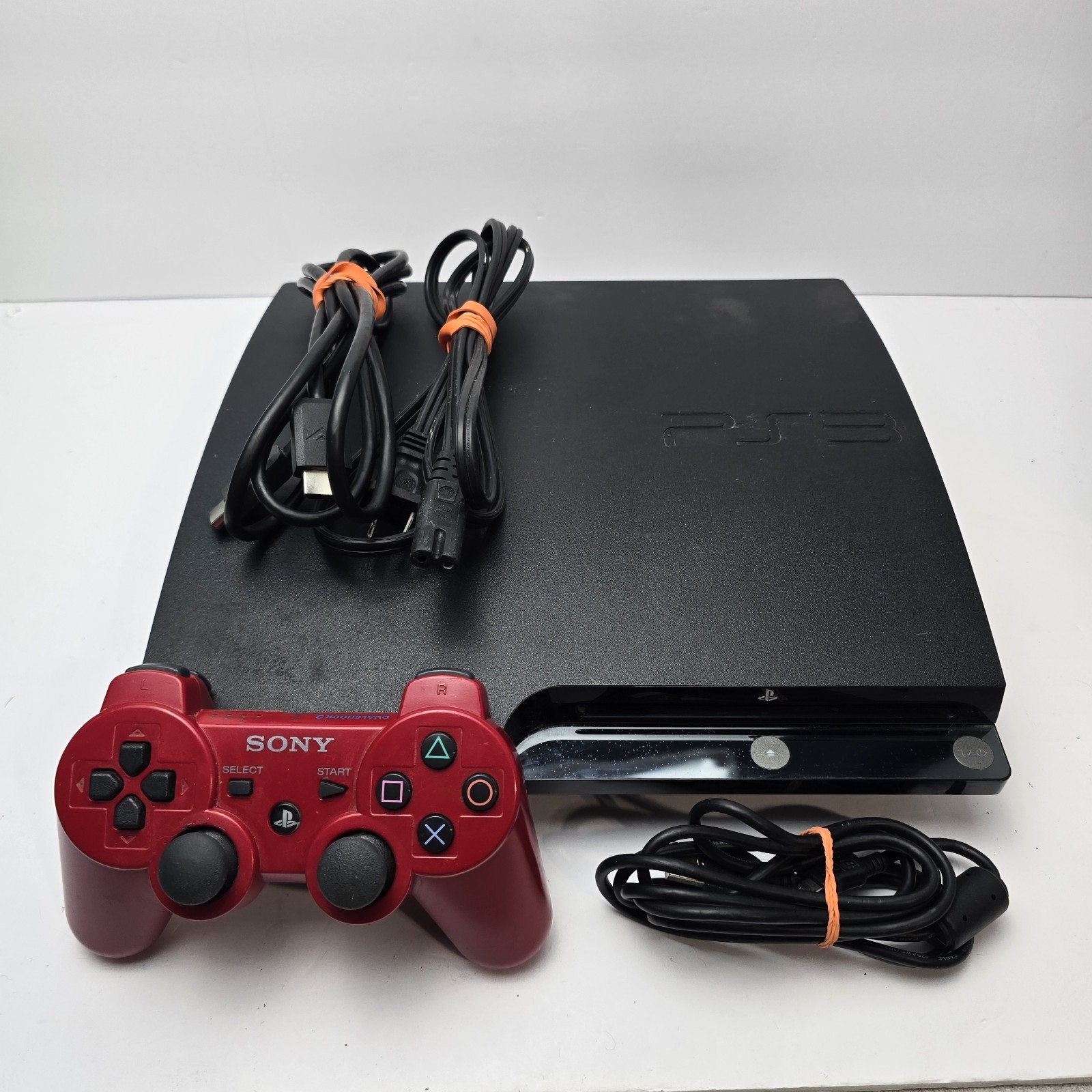 Sony PlayStation 3 Slim PS3 Black Console CECH-2501A Working
