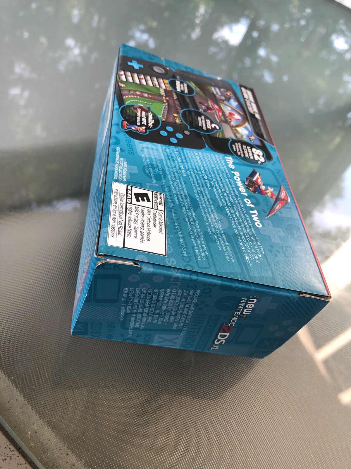 New Nintendo 2DS XL – Black + Turquoise With Mario Kart 7 Pre-installed New