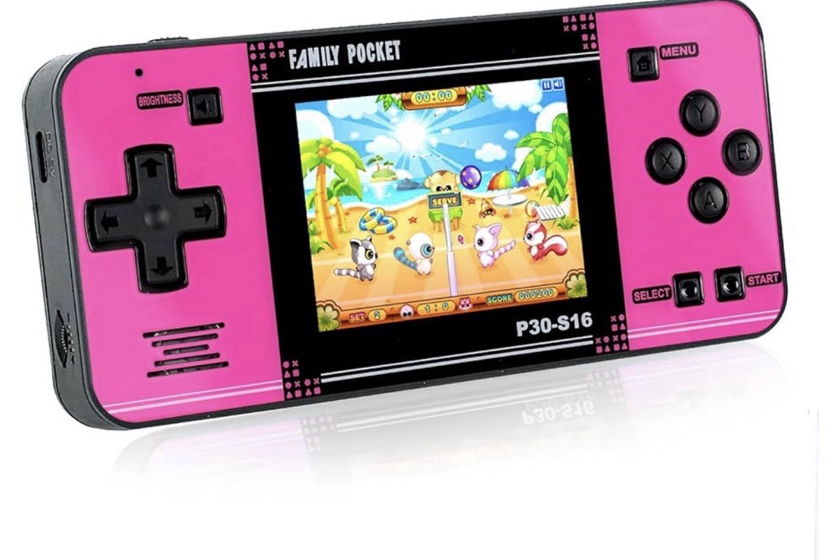 Handheld Game for Kids -Preloaded 220 Retro Video Games, Portable Gaming Play…