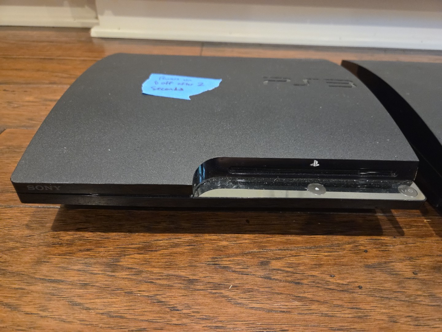 Lot Of 2 Broken Sony PlayStation 3 PS3 Slim Consoles For Parts/Repair