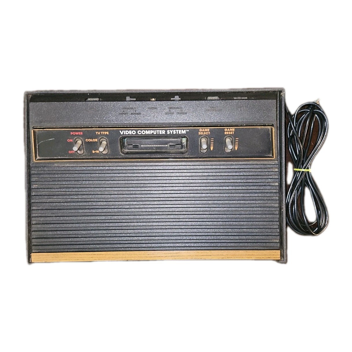 Atari 2600 (CX-2600 A) Console Wood Grain 4 Switch Untested Vintage Game System
