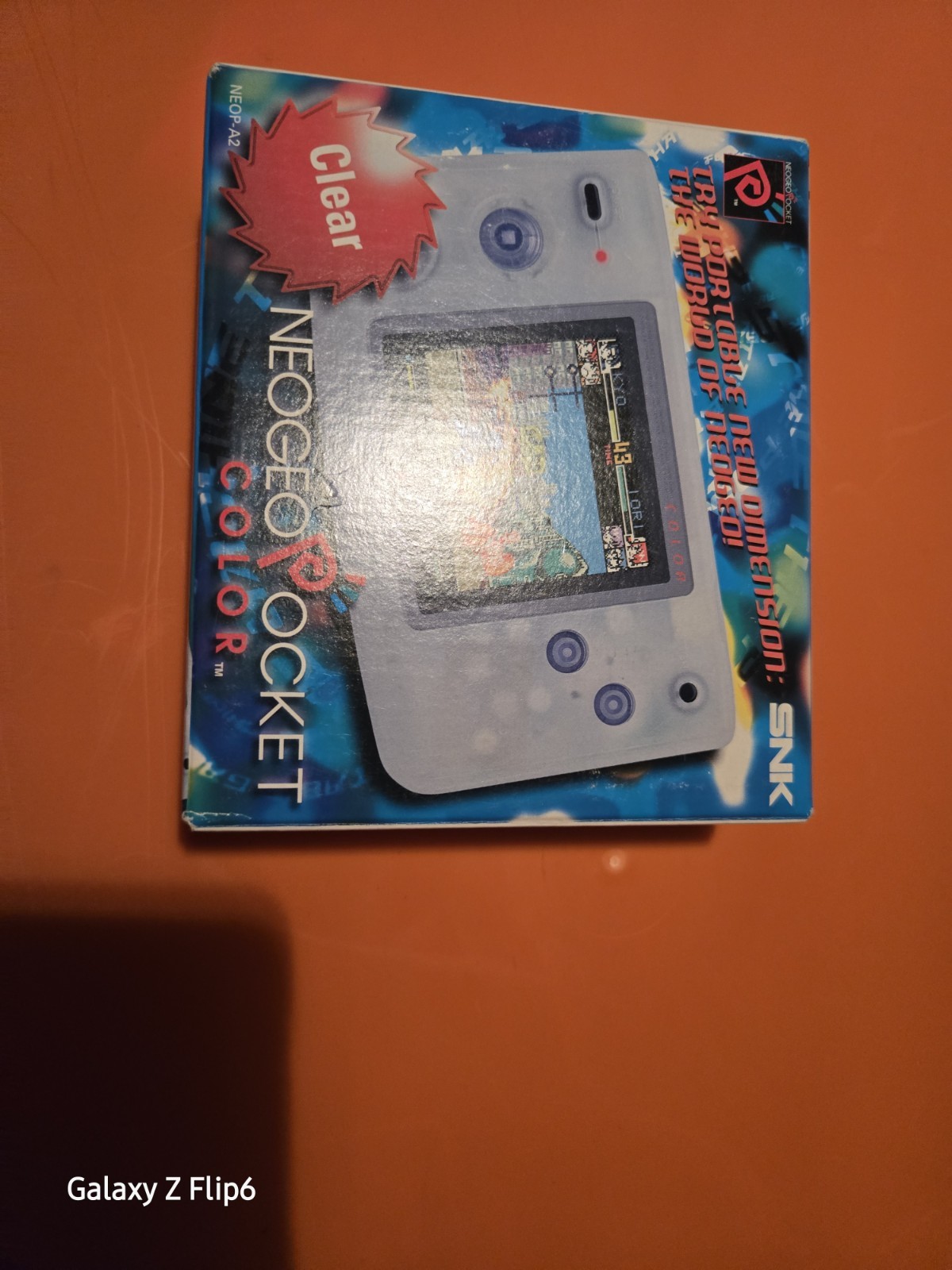 NEW SNK Neo Geo Pocket Color Clear Console *RARE- WESTERN EDITION* Free SHIPPING