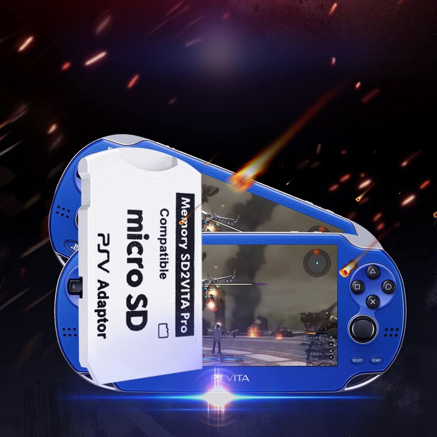 SD2Vita 5.0 + 256GB MicroSD for PS Vita 1000/2000 PSTV FW 3.60 Ultimate Set