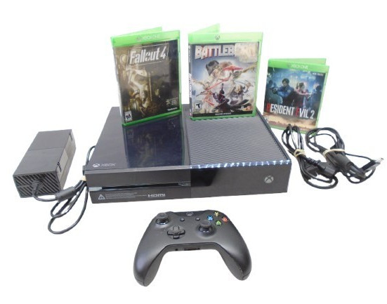 Microsoft Xbox One 1540 Console Bundle + Controller + 3 Games – Tested & Working